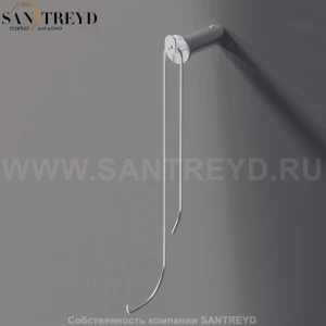 Agape DIAPASON Держатель для туалетной бумаги хромированный сатин ACOM0553SP