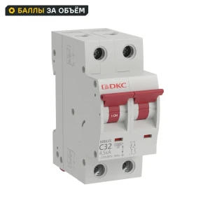 Автоматический выключатель DKC Yon 2P C32 А 4.5 кА