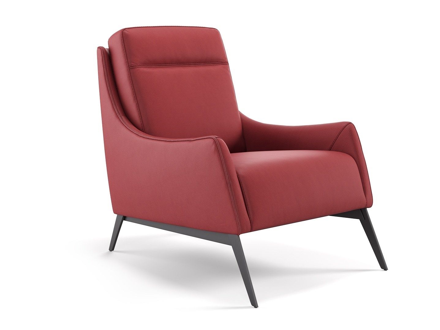 Кожаное кресло с подлокотниками Sofanella Piana ARCH-00115111 - Вид №1