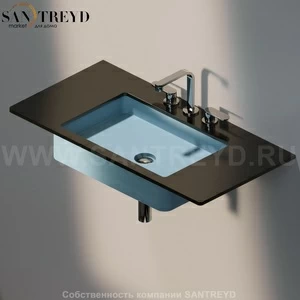 MW60SP5014 Накладная раковина под столешницу  квадратная Ceramica Flaminia Miniwash