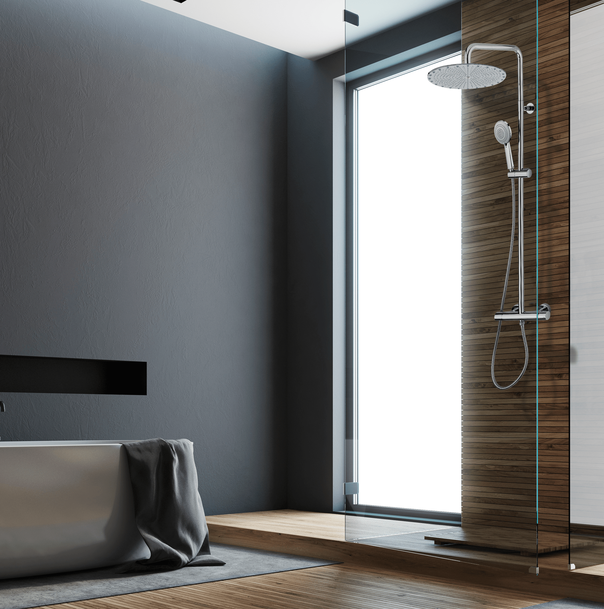 L20011 Душевая колонна PARIS Ø 300 mm - Termostatico BOSSINI  - Вид №1