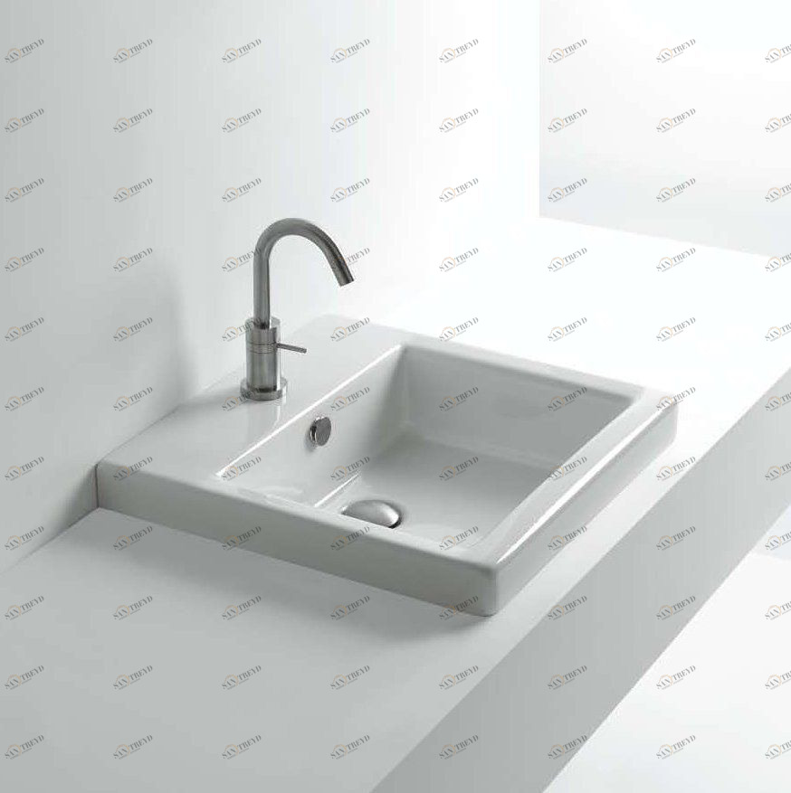 41864 Накладная раковина под столешницу  овальная Santreyd 