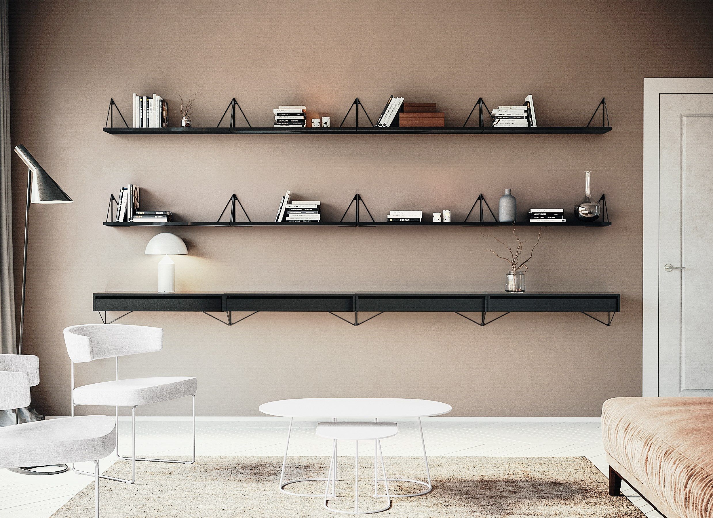 Основание деревянной полки Maze PYTHAGORAS L ARCH-00053385 - Вид №8