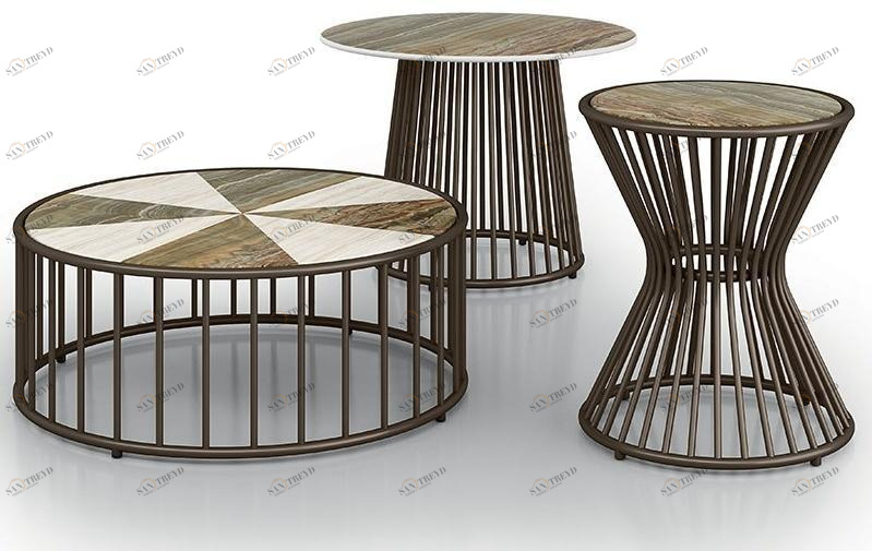 Samuele Mazza Outdoor Круглый журнальный столик Yucca sun-id-1467420