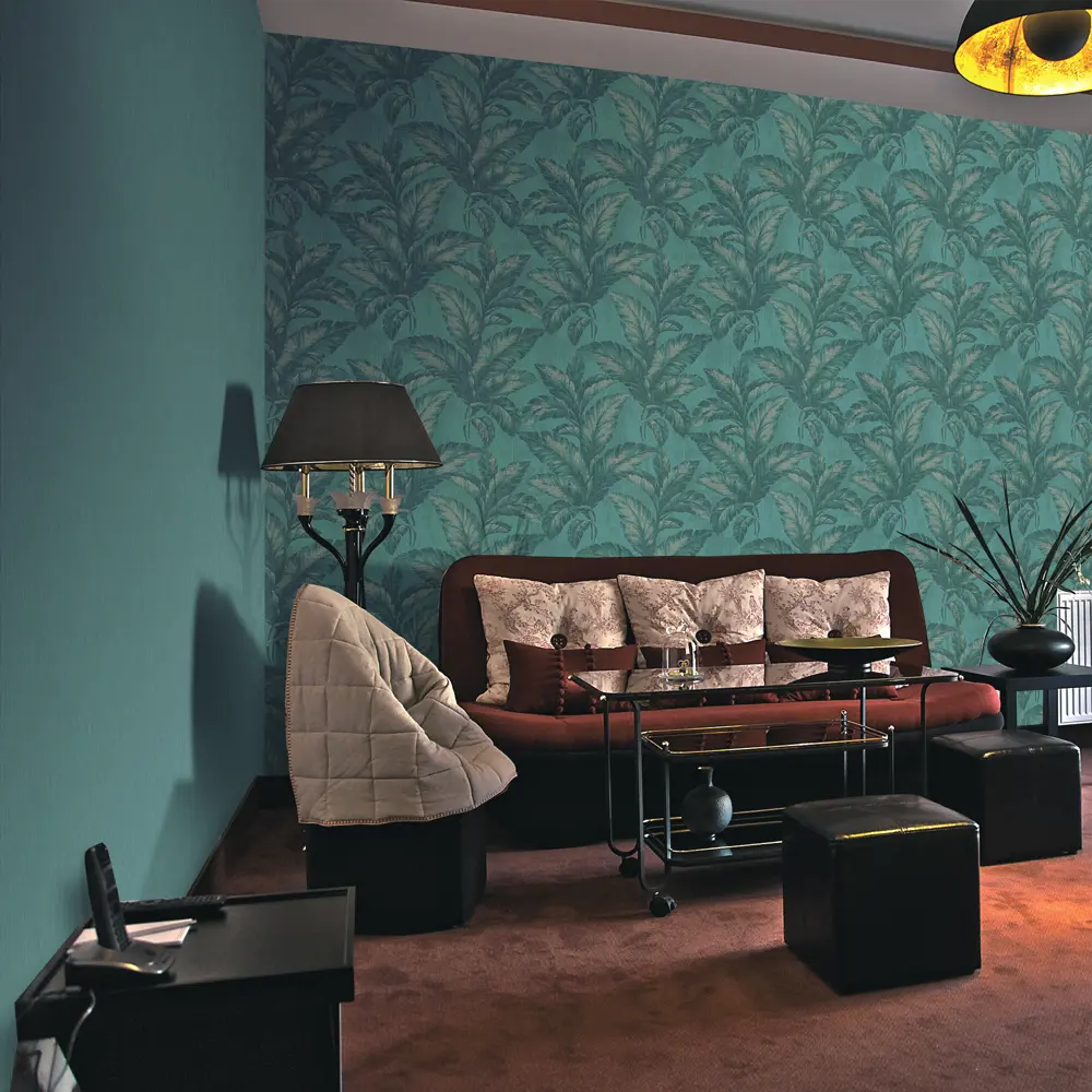 Обои флизелиновые Erismann NATURAL SILENCE зелёные 1.06 м 5289-19 STLM-2172693 - Вид №2