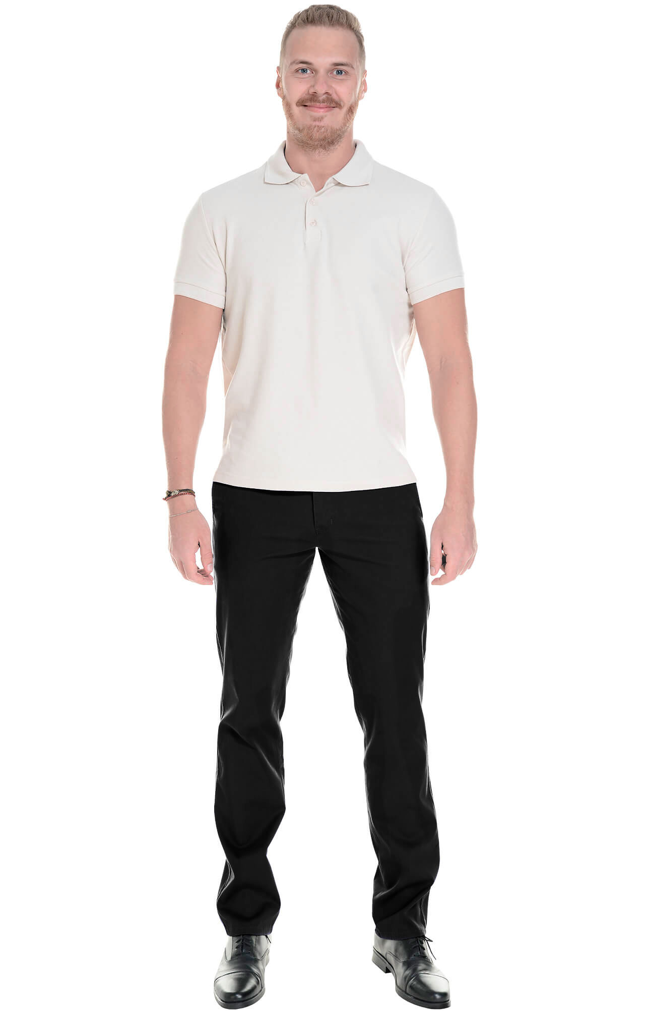 68221 Брюки  мужские black (черные) El-Risto  Одежда для салонов красоты  размер 54/182-188  - Вид №2