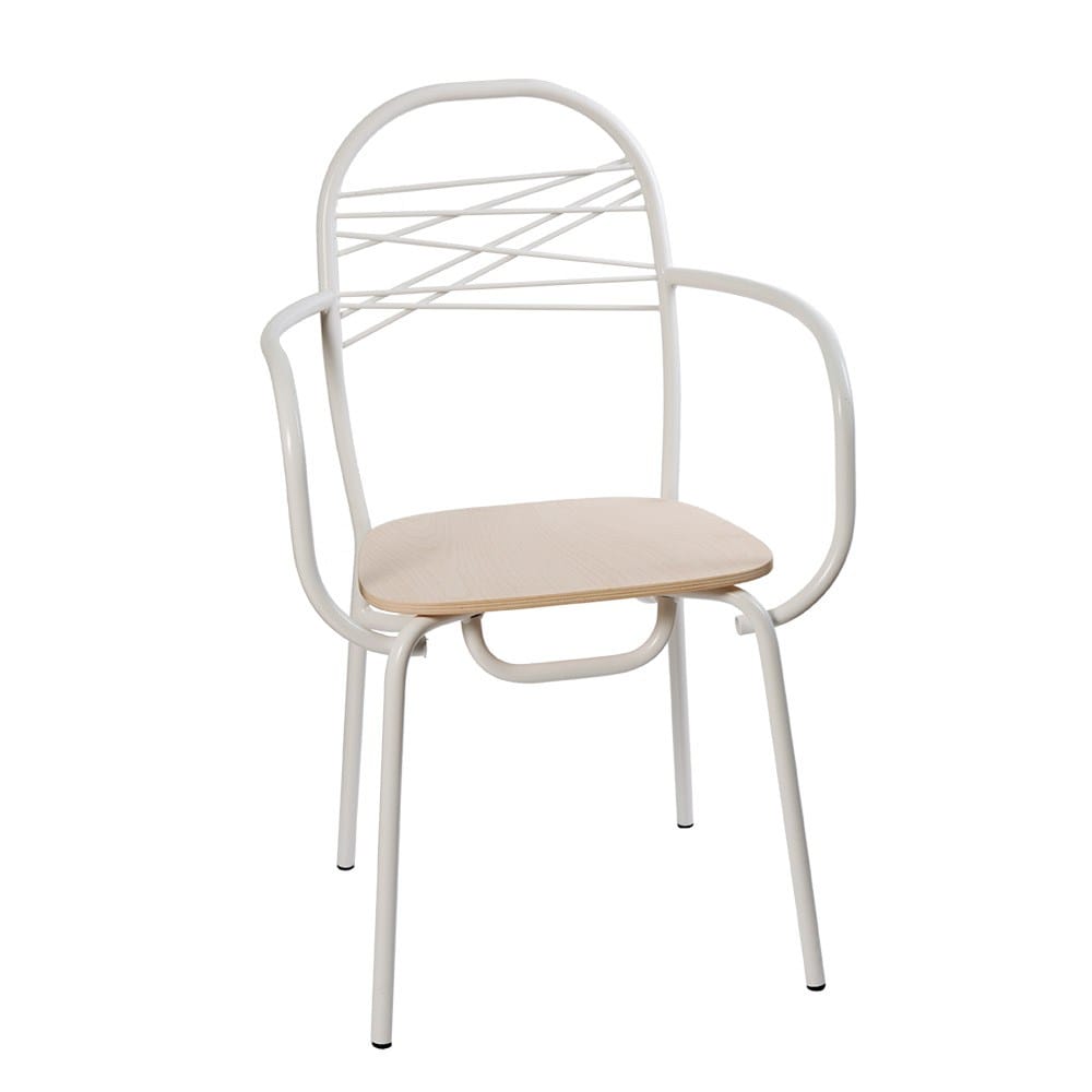 Деревянный стул с подлокотниками Vela Arredamenti CAIPIROSKA ARCH-00131029