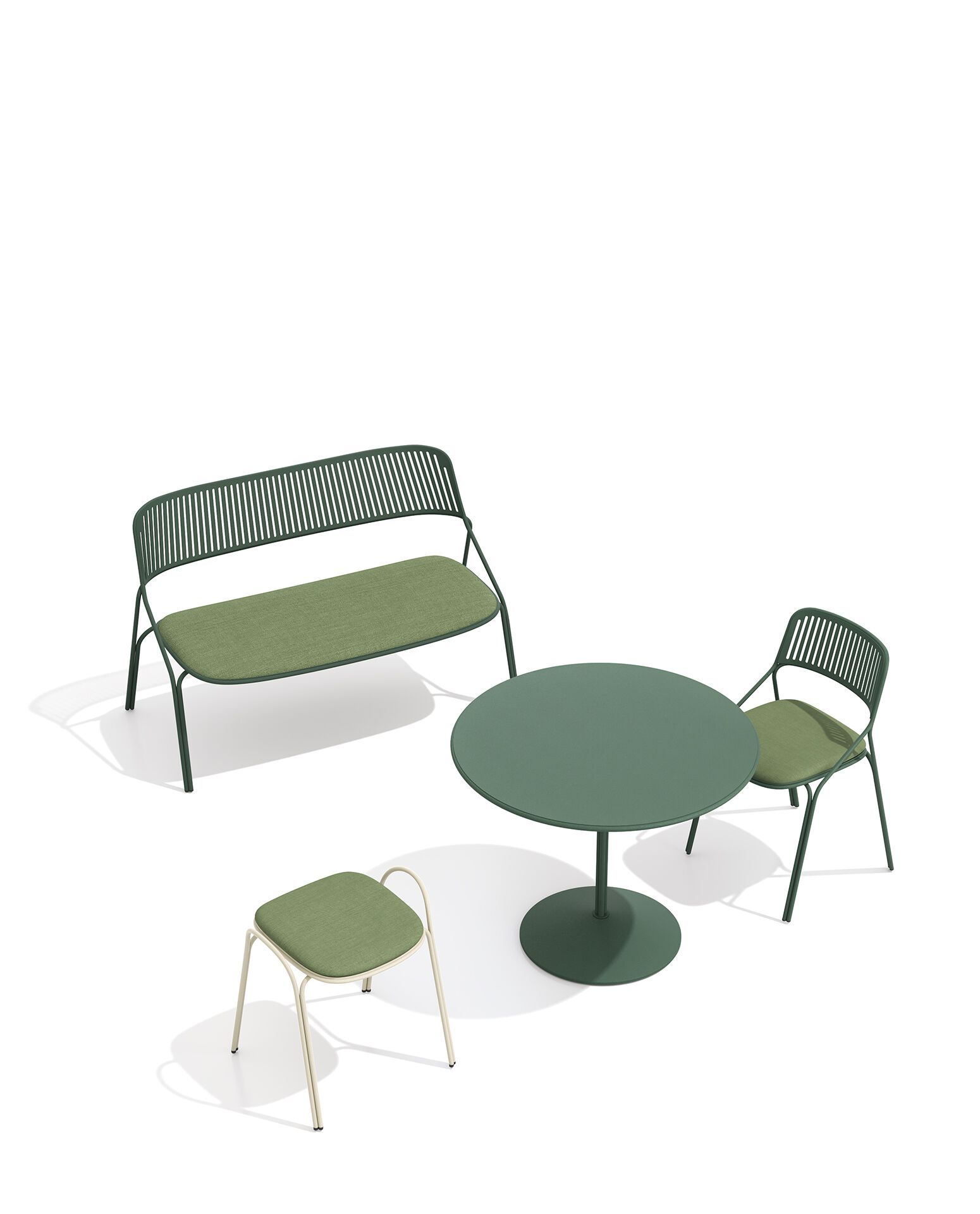 Круглый стальной стол с порошковым покрытием BABEL D Jos ARCH-00089796 - Вид №6