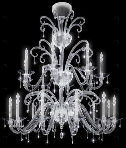 Reflex Люстра из муранского стекла с кристаллами sun-id-1345566