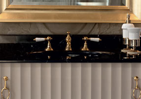 Gentry Home Настенный керамический подстаканник Sun Темное золото GH103184 - Вид №1