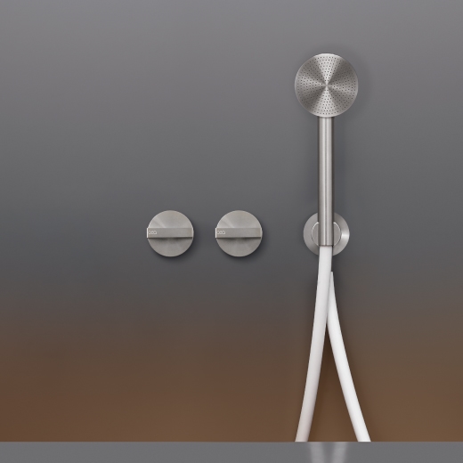 Настенные 2 прогрессивных смесители, установленные для ванной / душа с круглого ручной душ диаметр 65 мм  BAR39Y CEADESIGN  - Вид №1