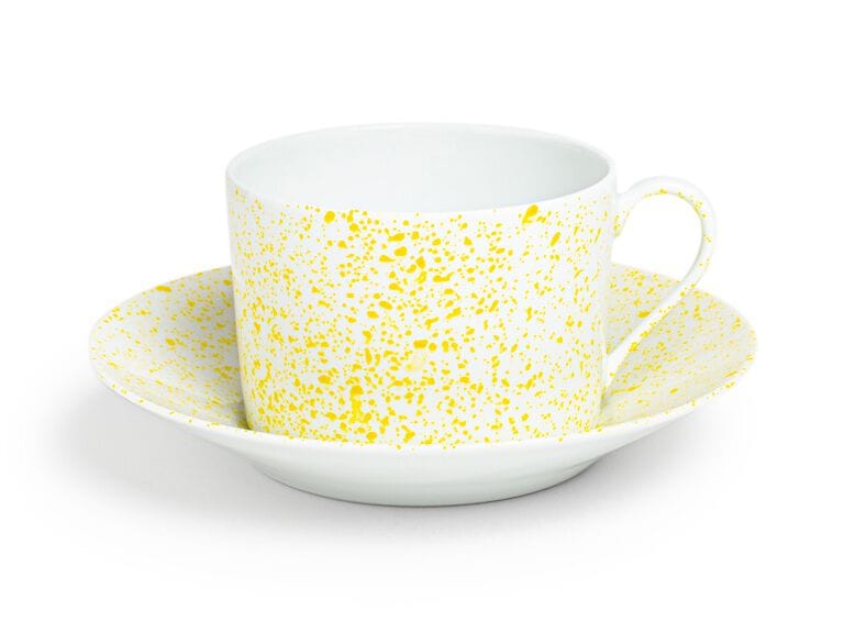 Фарфоровая чашка для завтрака с блюдцем Non Sans Raison Splash ARCH-00063556