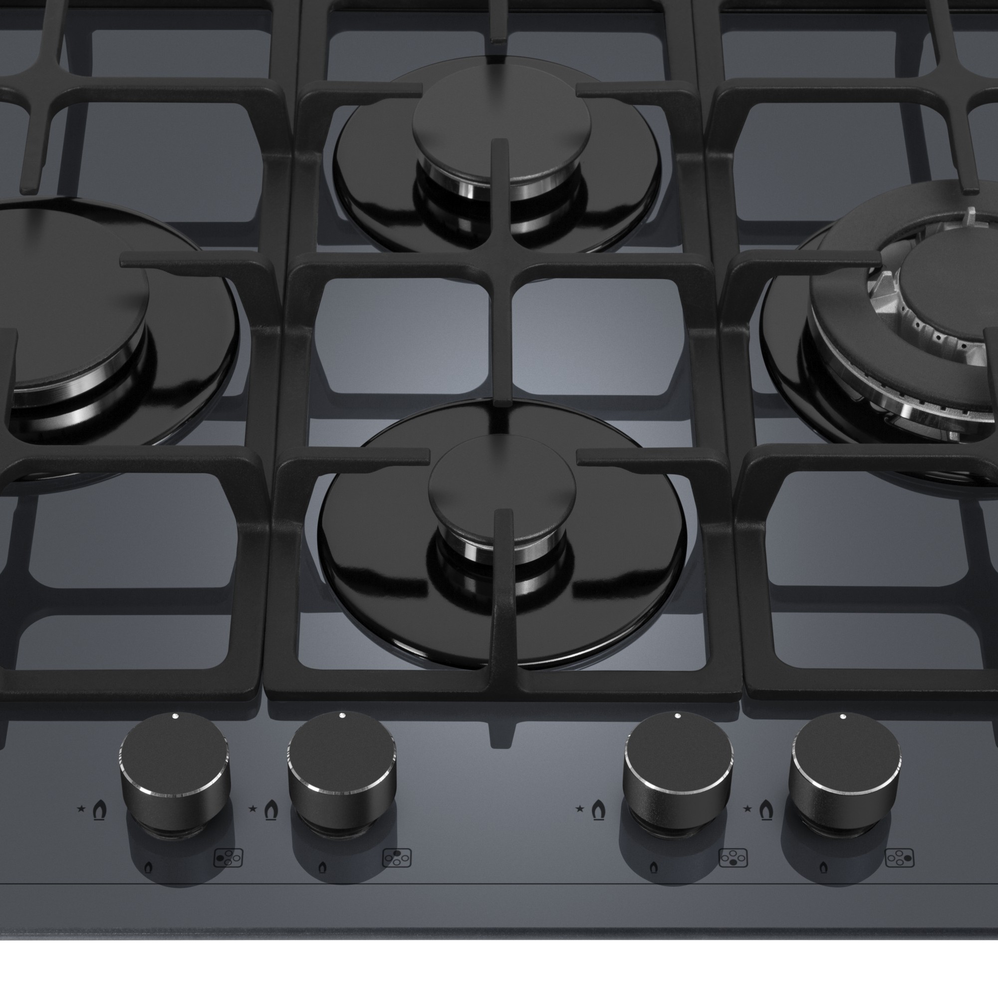 9202537 Газовая варочная поверхность Meferi MGH604GR GLASS ULTRA STDN-0064788 - Вид №10