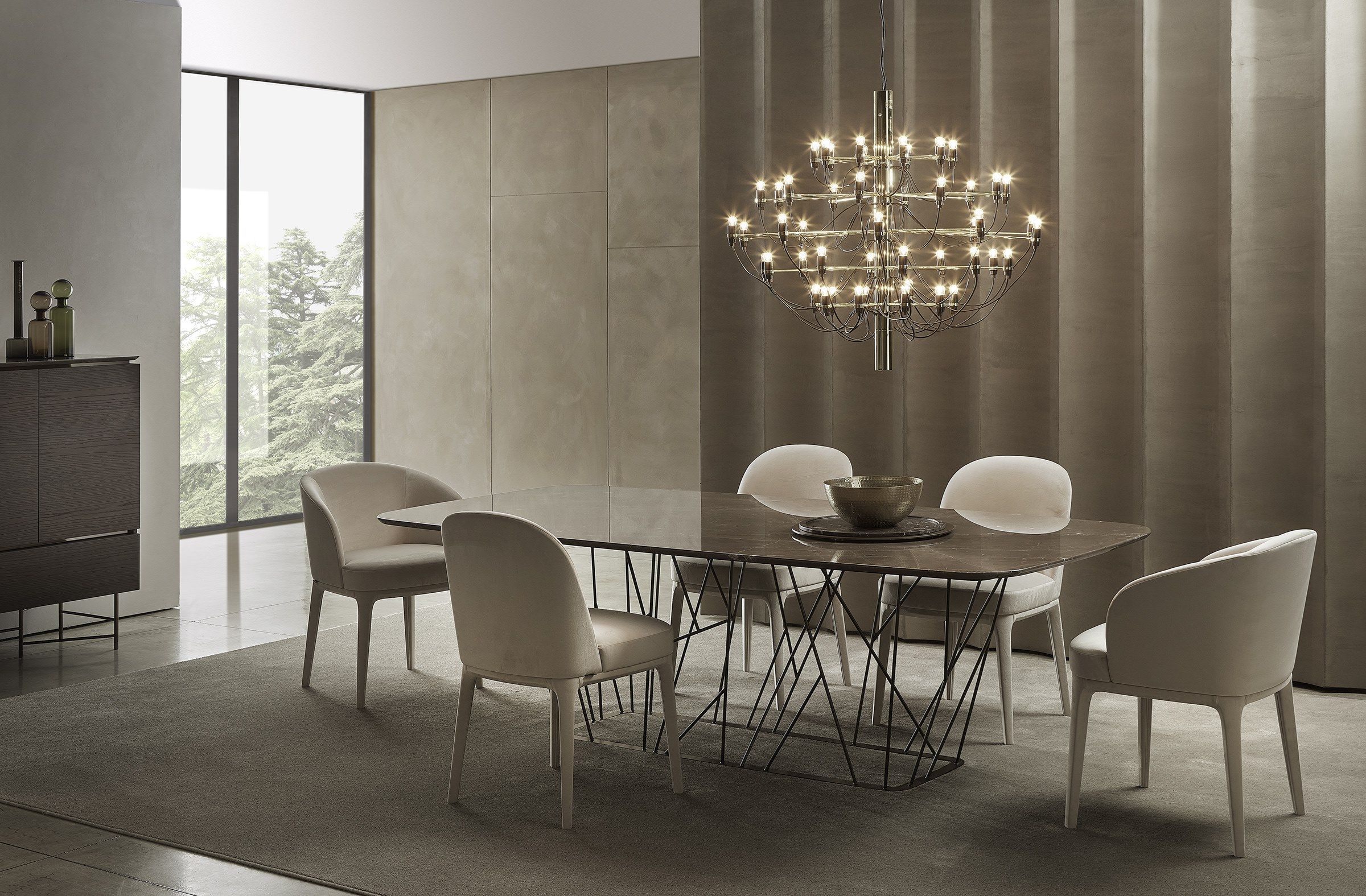 Мраморный прямоугольный стол для гостиной Marelli Twig ARCH-00078818 - Вид №12