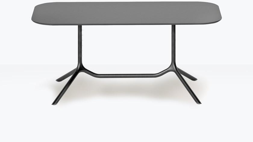 SCAB DESIGN Овальный или прямоугольный стол с двойным 3-звездочным основанием Tripé sun-id-1490749 - Вид №1