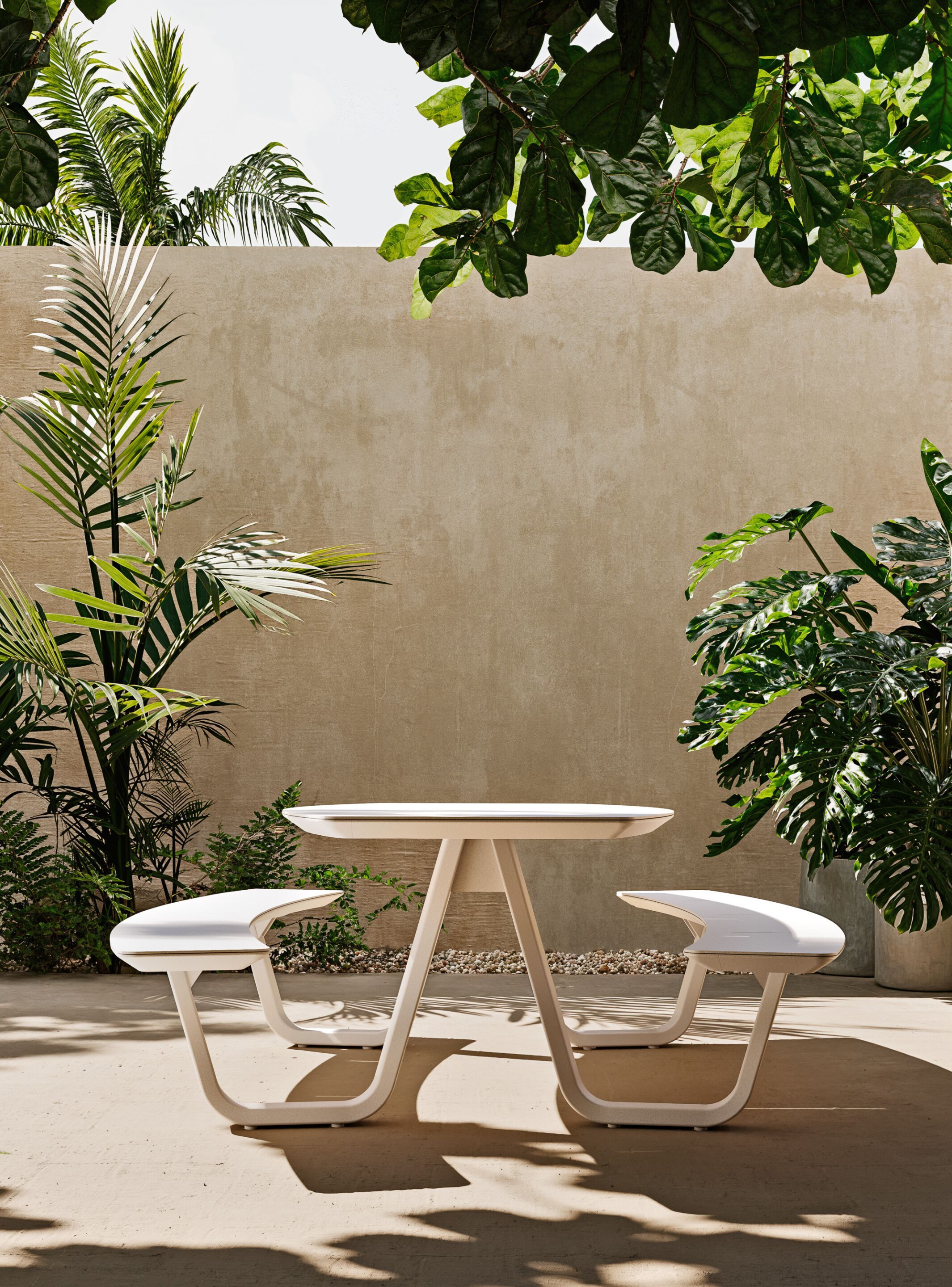 Прямоугольный стол для пикника со встроенными скамейками Atmosphera 8teen ARCH-00084249 - Вид №7