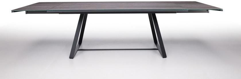 Midj Раздвижной прямоугольный обеденный стол из стекла sun-id-1438305 - Вид №1