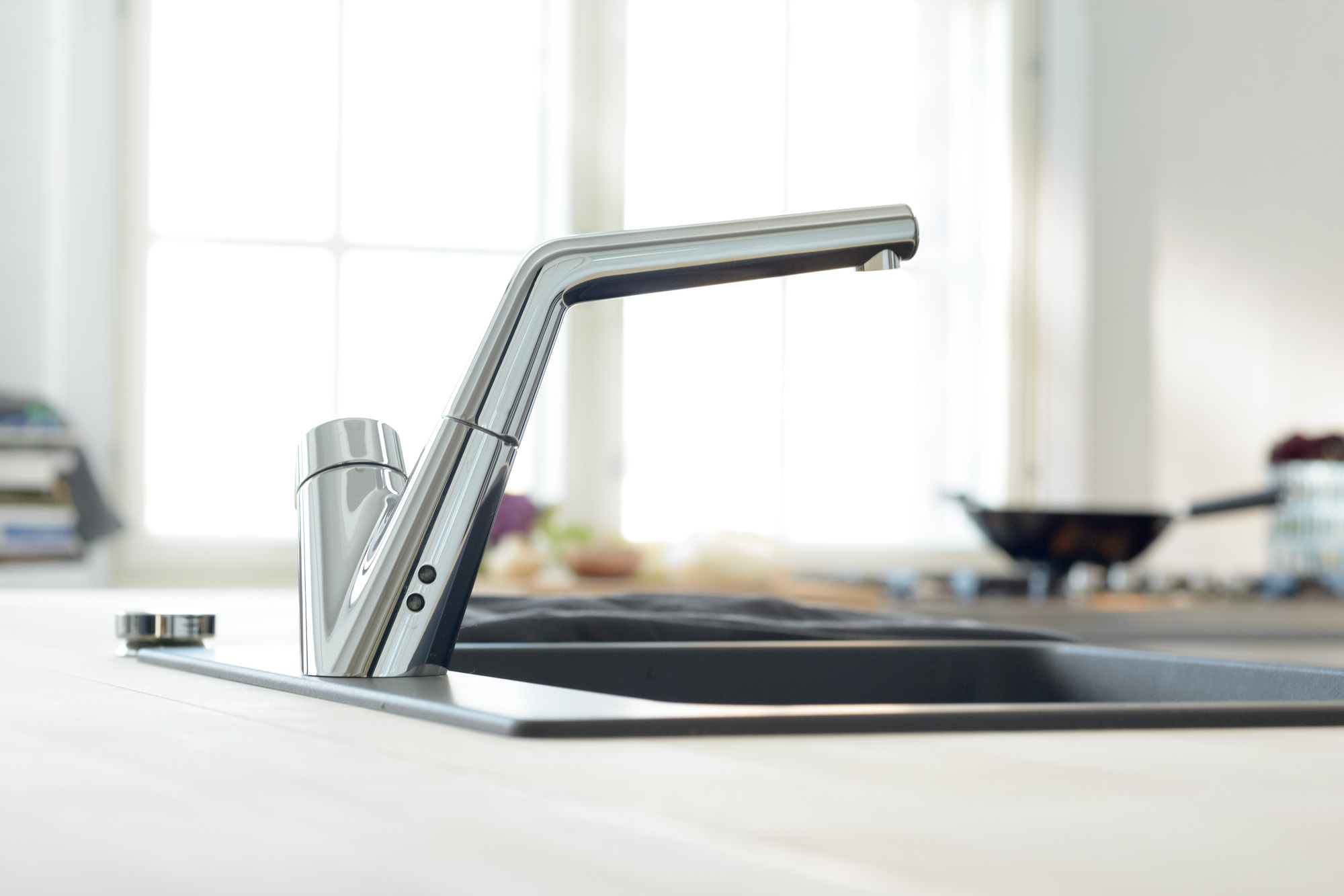 Oras 2227F Смеситель для кухни с клапаном, 230/5 V 2227F Signa Хром  - Вид №3