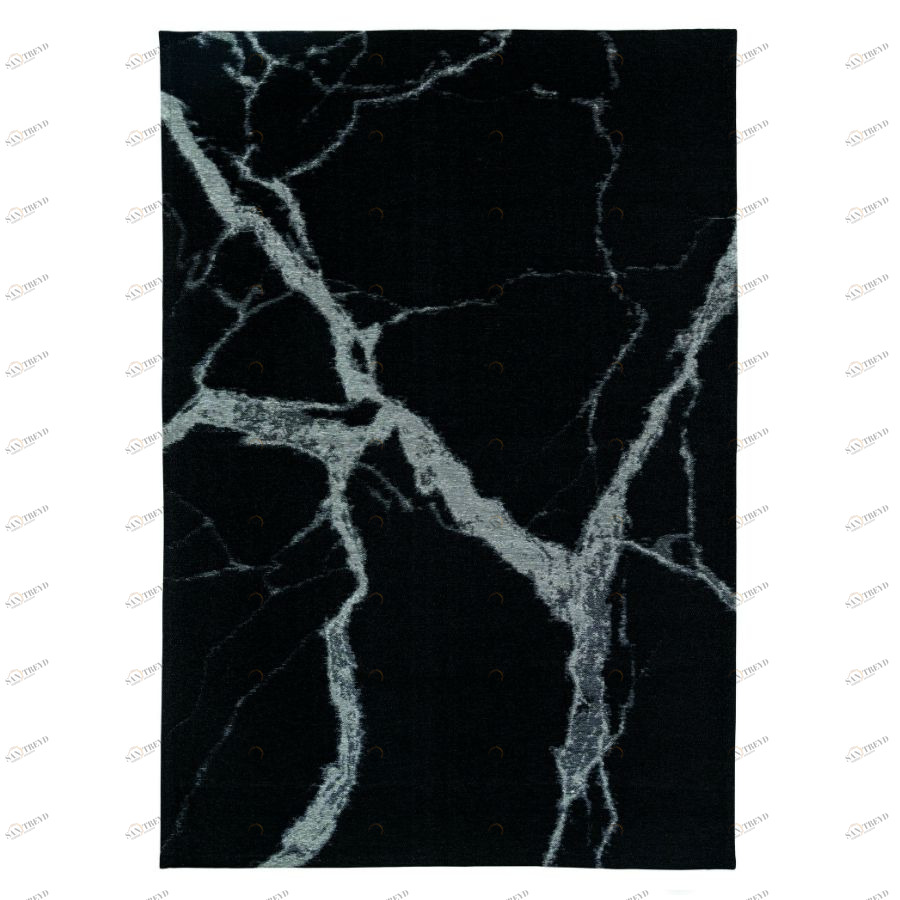 Ковер Statuario, 160х230 см, черный Carpet Decor C1141