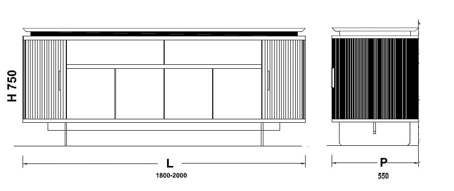 Деревянный напольный шкаф для ванной комнаты MOMA Design Eclectic ARCH-00035466 - Вид №7