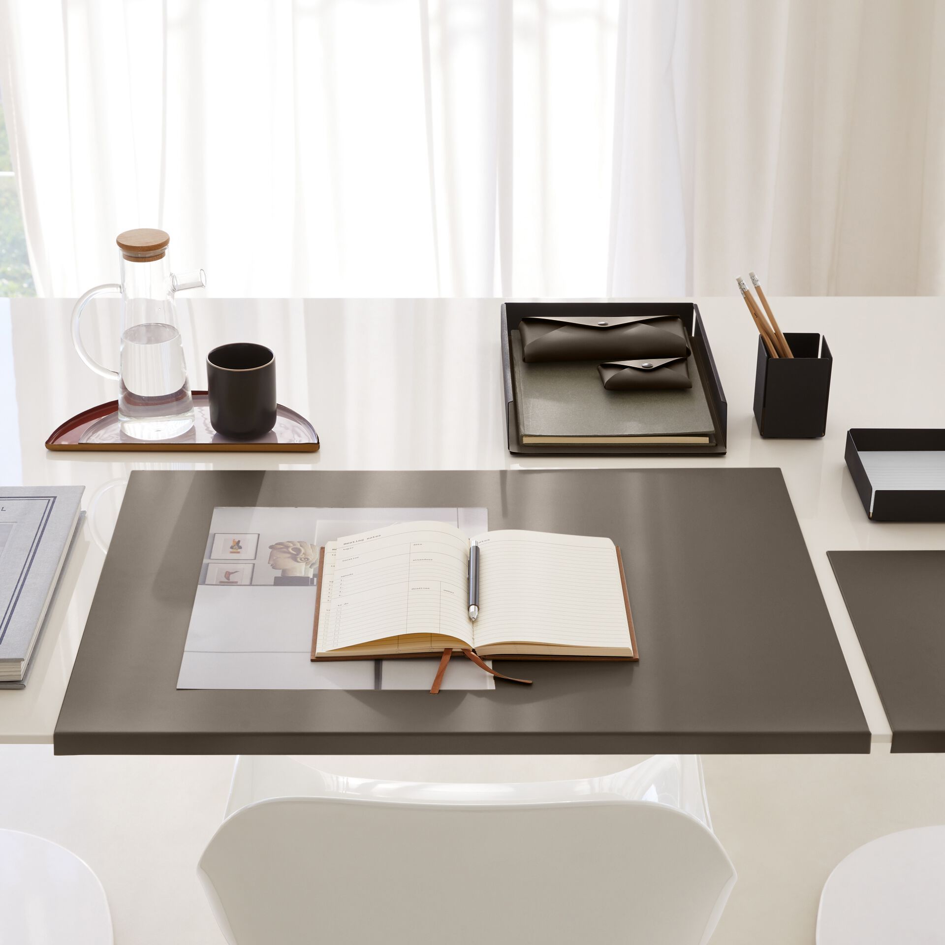 Набор столов из стали и кожи EGLOOH Муар ARCH-00105576 - Вид №22