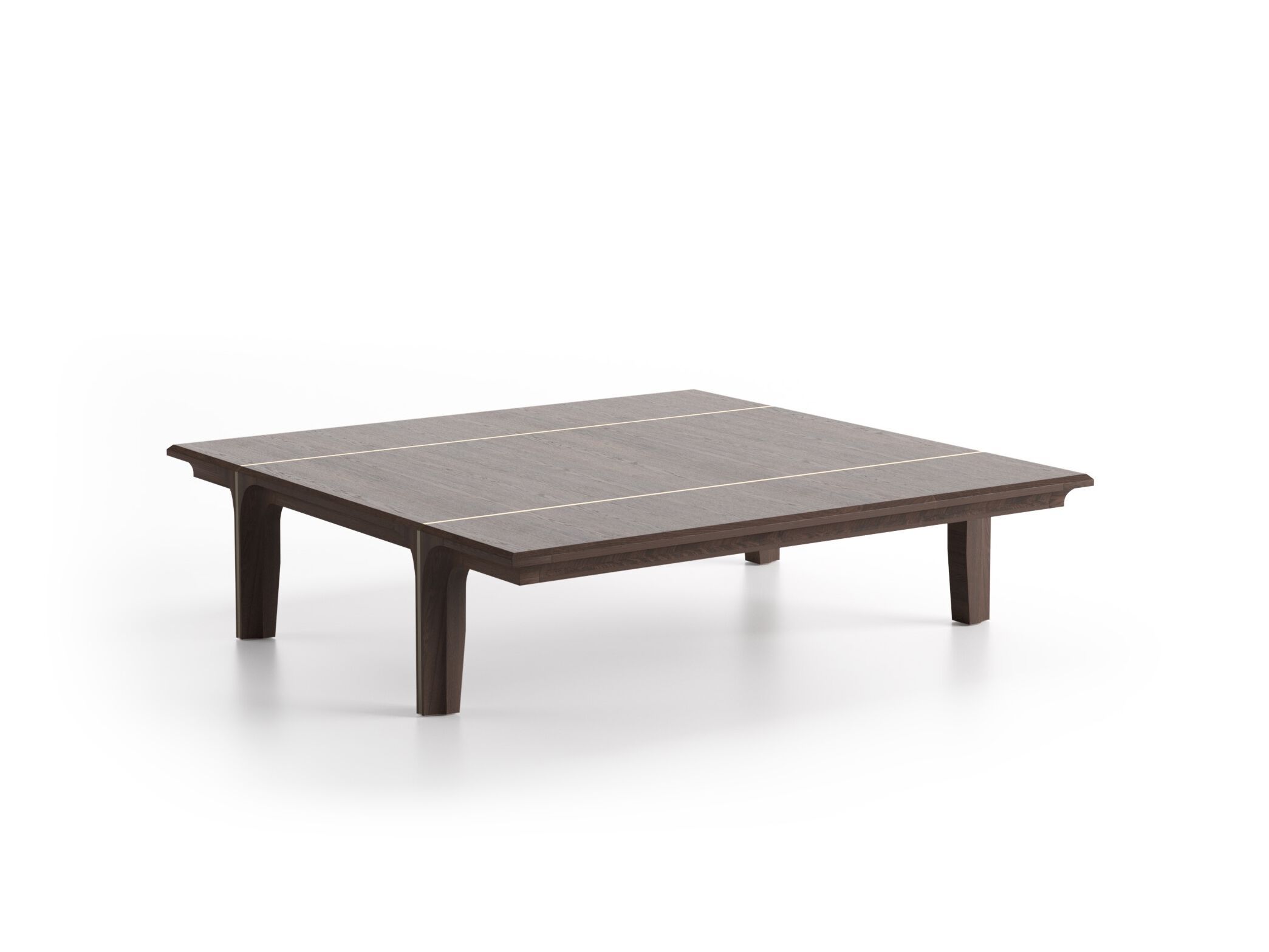 Деревянный низкий квадратный журнальный столик Natuzzi Italia кендо ARCH-00116697 - Вид №3