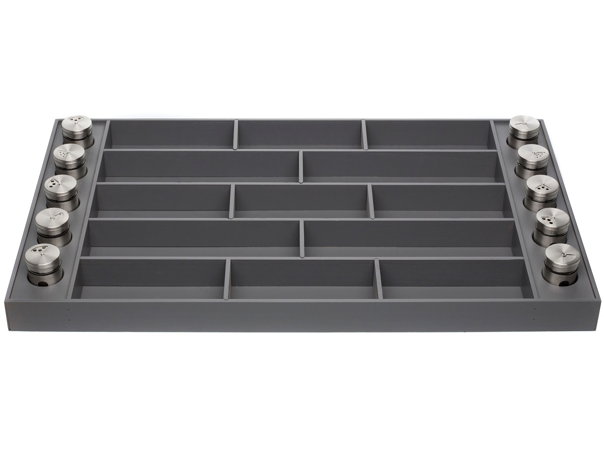 Лоток для столовых приборов Epos Lux 900 LB Dark Grey  NAVAKO 10300 - Вид №1