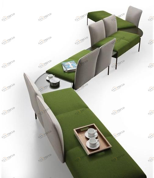 ESTEL GROUP Скамейка из ткани Dolly sun-id-1438179