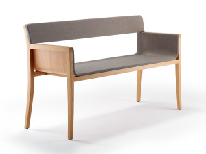 Мягкая скамья со спинкой