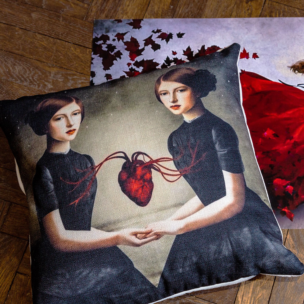 2719304 Декоративная подушка «Одно сердце на двоих» Object Desire  - Вид №2