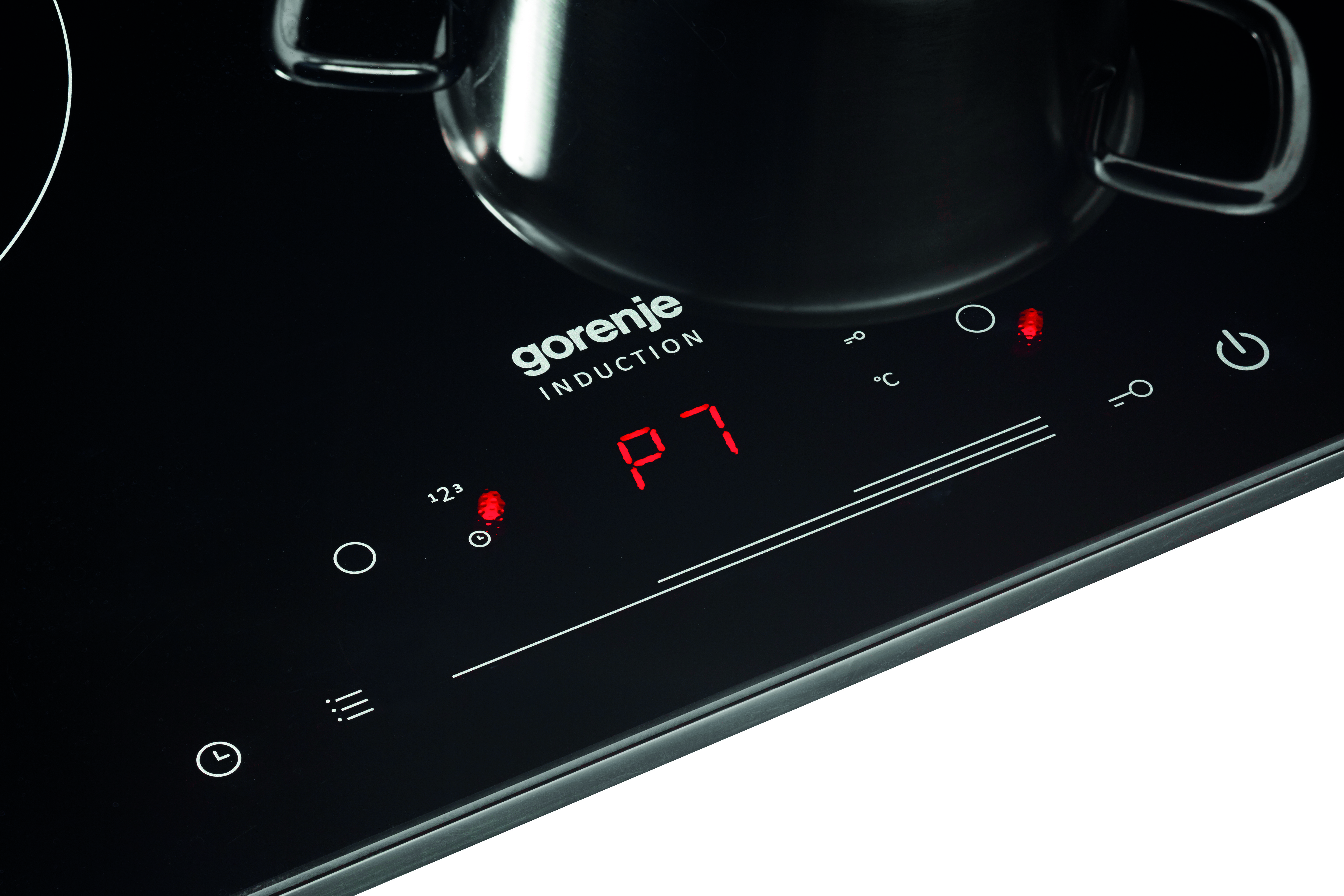 ICE3500DP Настольная электрическая плитка/ 2200вт, сенсорное управление, 2 конфорки,индукция, черный Gorenje Santreyd  - Вид №1