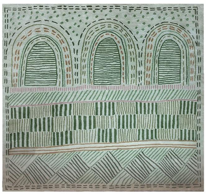 ASPLUND Коврики с прямоугольными мотивами из шерсти и tencel® sun-id-1485562 - Вид №2