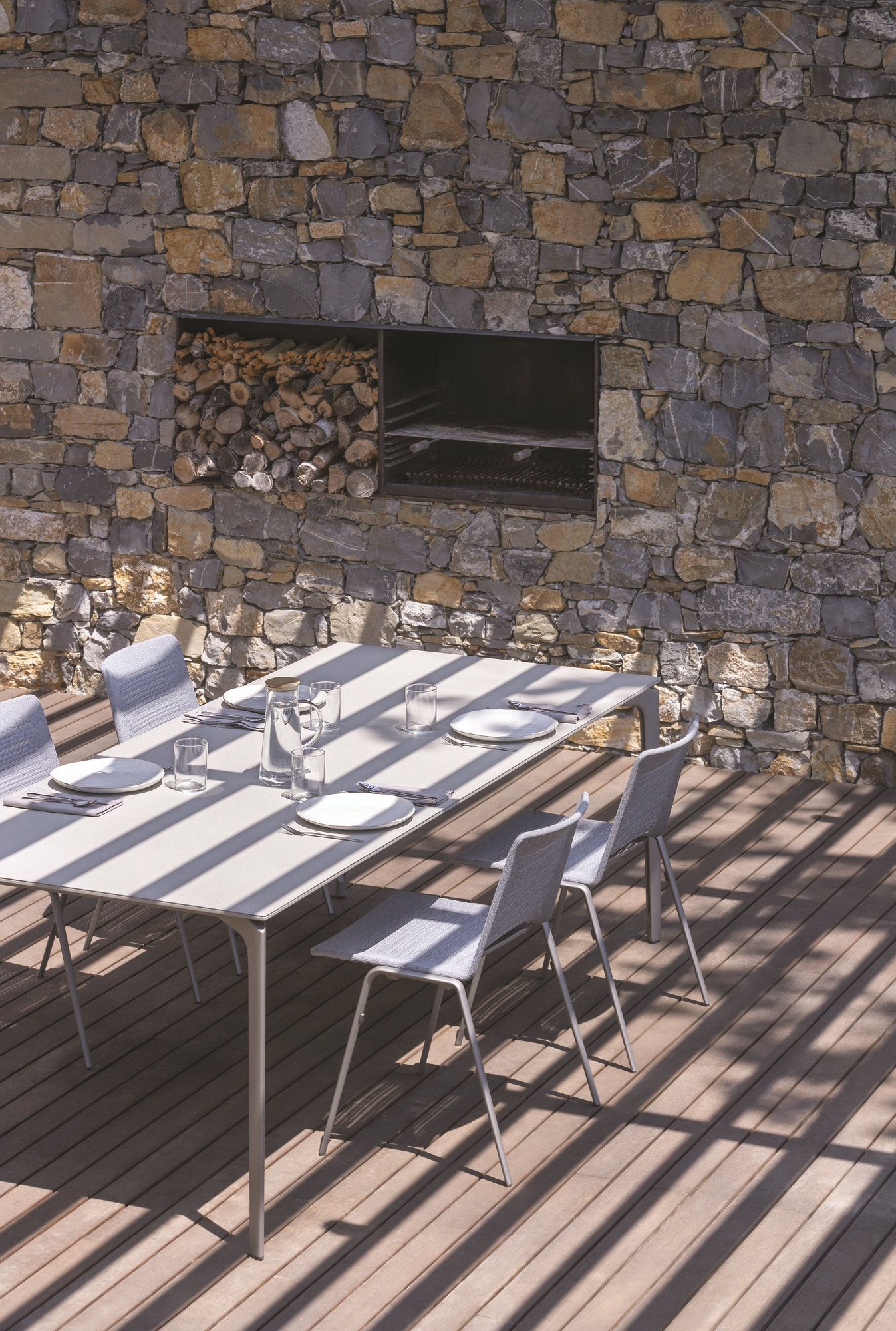 Алюминиевый квадратный садовый стол FAST Allsize ARCH-00071236 - Вид №5