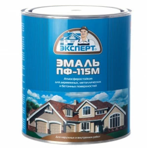 Эмаль ПФ-115М Эксперт черная глянцевая 2,7кг