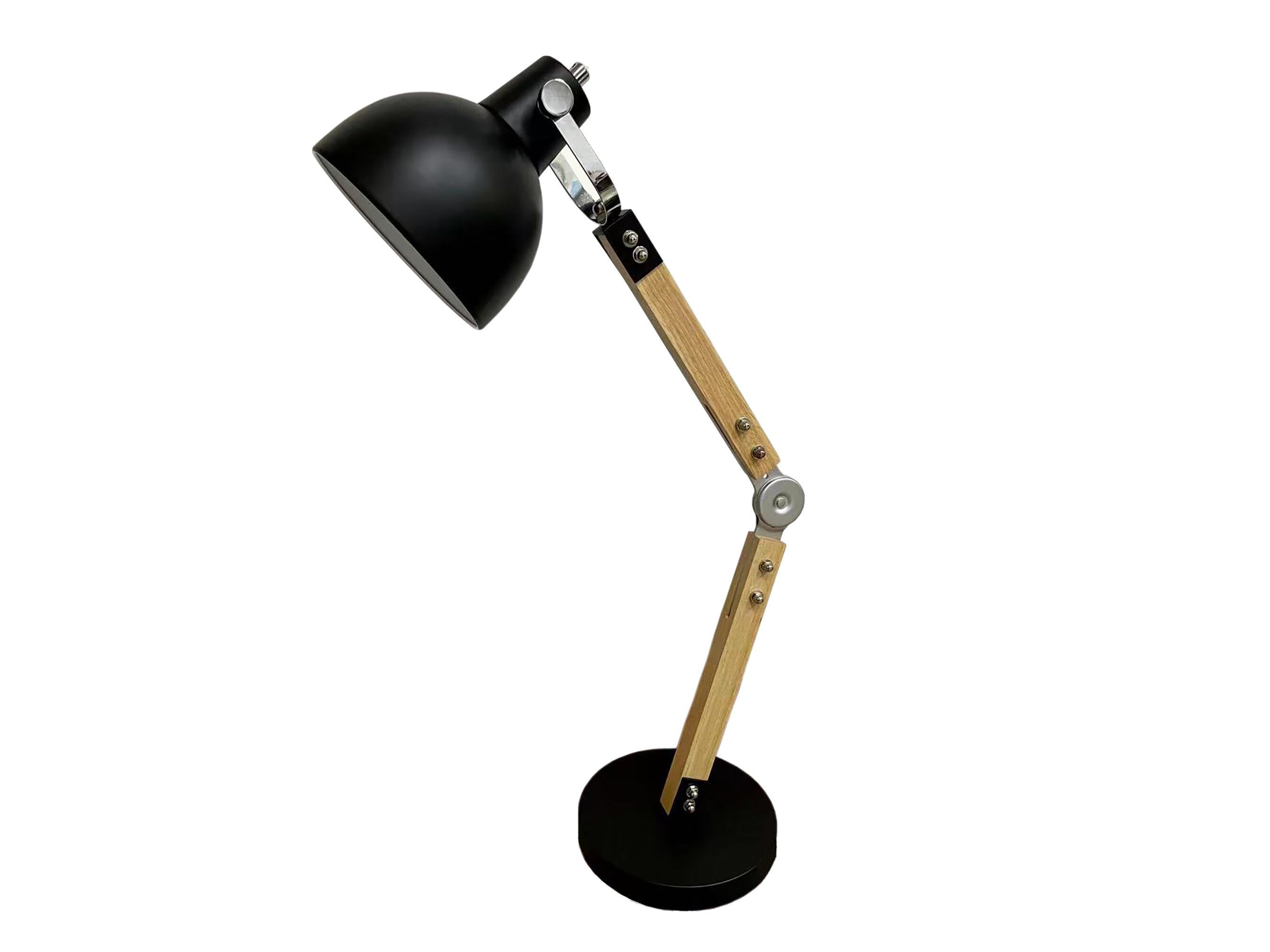 Настольная лампа из стали и дерева Pilma Денвер ARCH-00121619