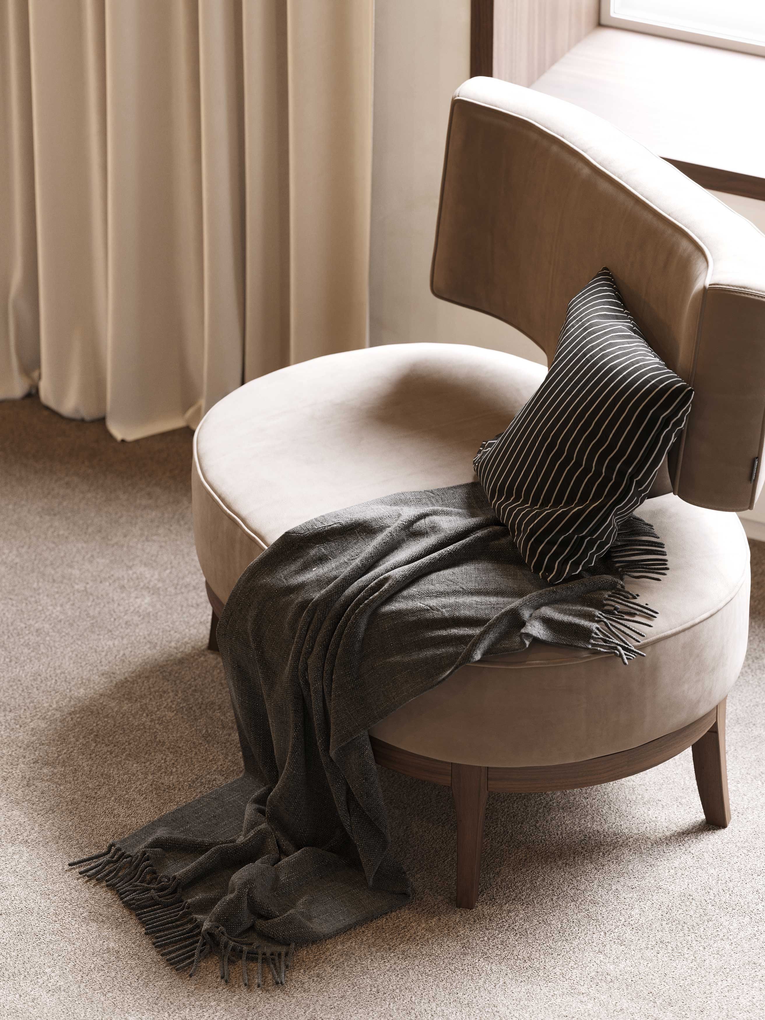 Бархатное кресло Stylish Club страсть ARCH-00131603 - Вид №7