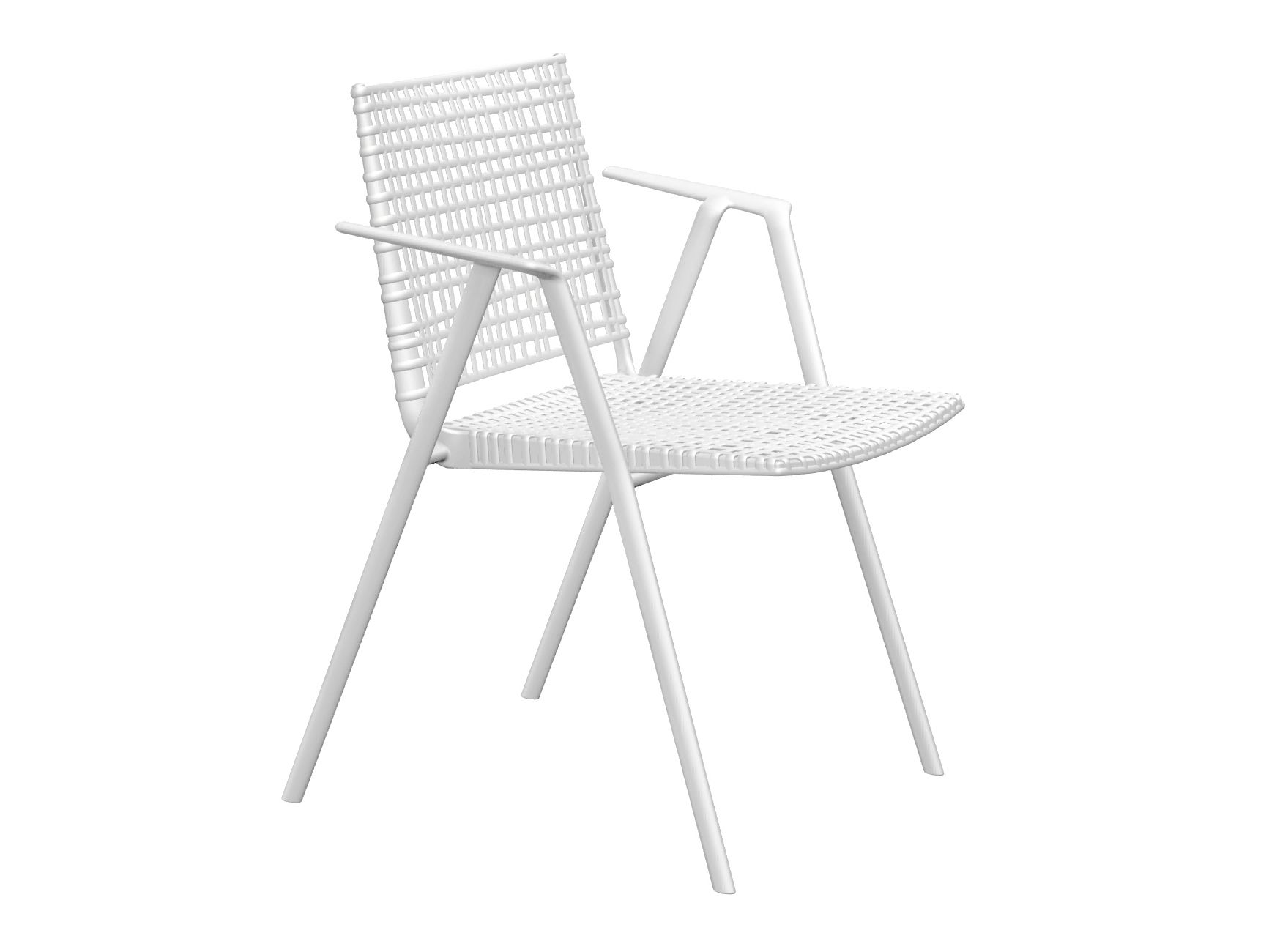 Садовый стул с подлокотниками из полипропилена TRIBÙ филиал ARCH-00008973 - Вид №4