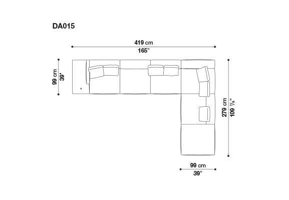 3-местный тканевый диван B&B Italia док ARCH-00033457 - Вид №94