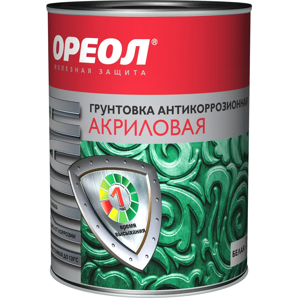 Грунтовка антикоррозийная Ореол Титан цвет белый 0.9 кг STLM-2175357 - Вид №1