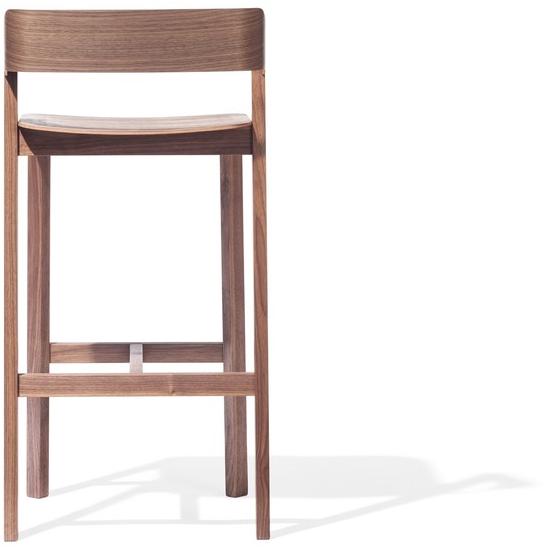TON Высокий табурет из массива дерева со спинкой Merano 311403 - Вид №3