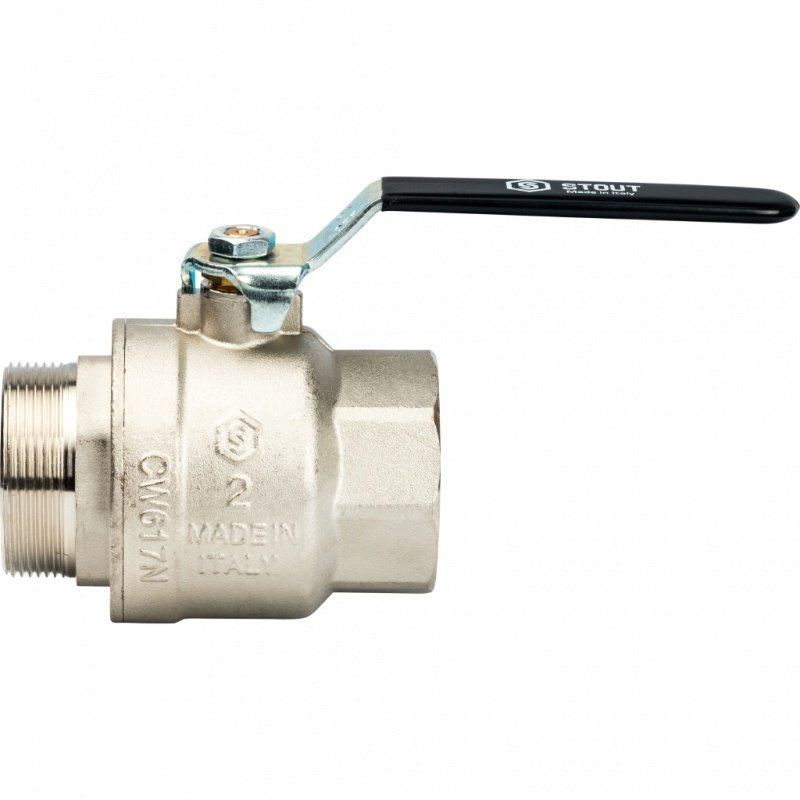 Кран шаровый STOUT ВН 2" полнопроходной, рычаг SVB0003000050 - Вид №1