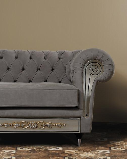 Vismara Design 4-местный кожаный диван в стиле честерфилд Classic sun-id-1475518 - Вид №3