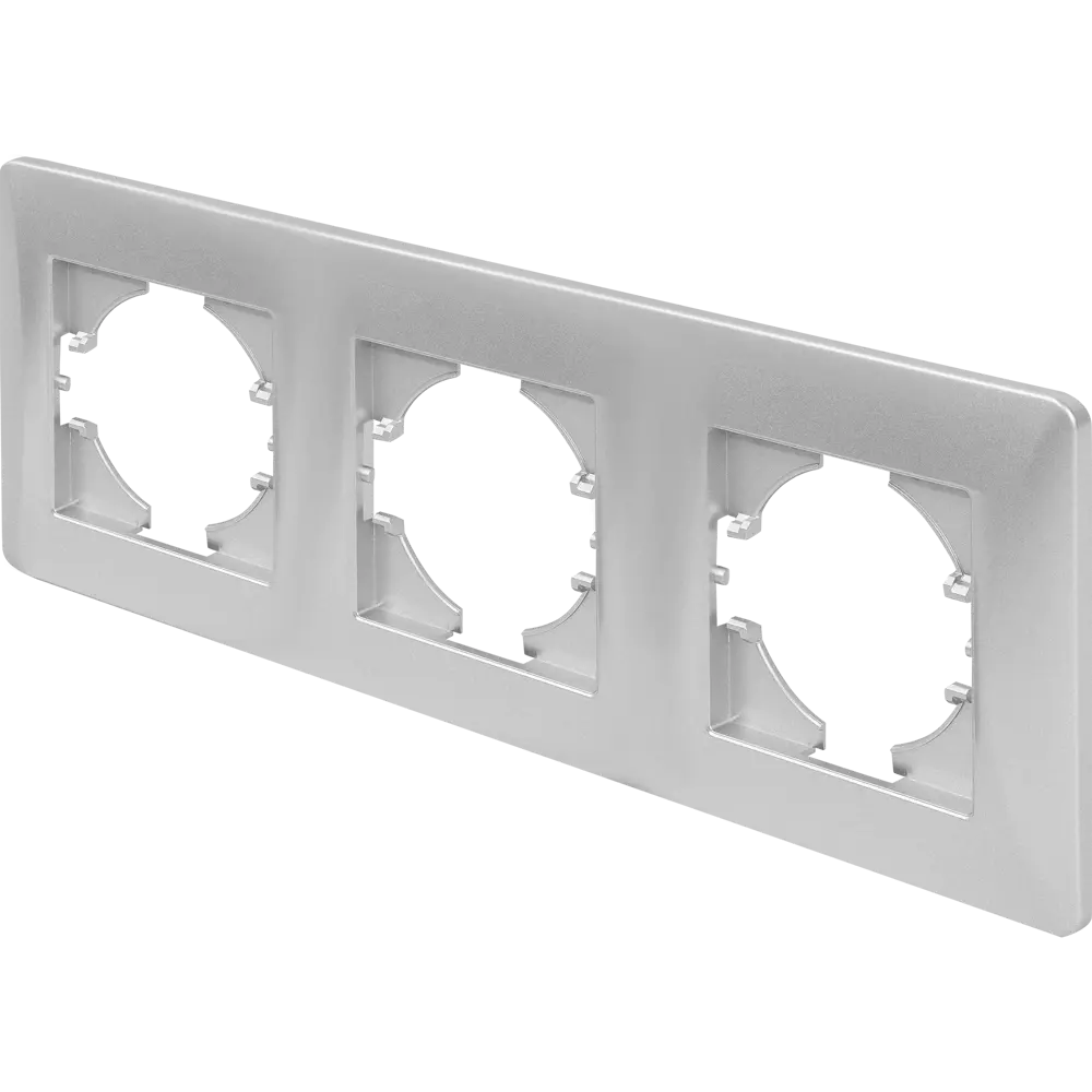 Рамка GUSI Electric Ugra для тройной установки розеток и выключателей 83865110 STLM-0045255