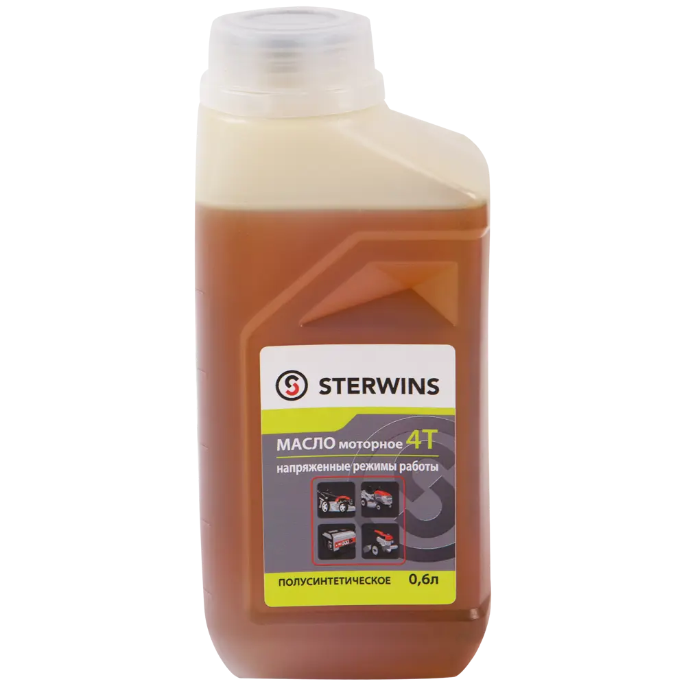 Моторное масло 4Т STERWINS 10W-40 для садовой техники 0,6 л 18394781 STLM-0010634