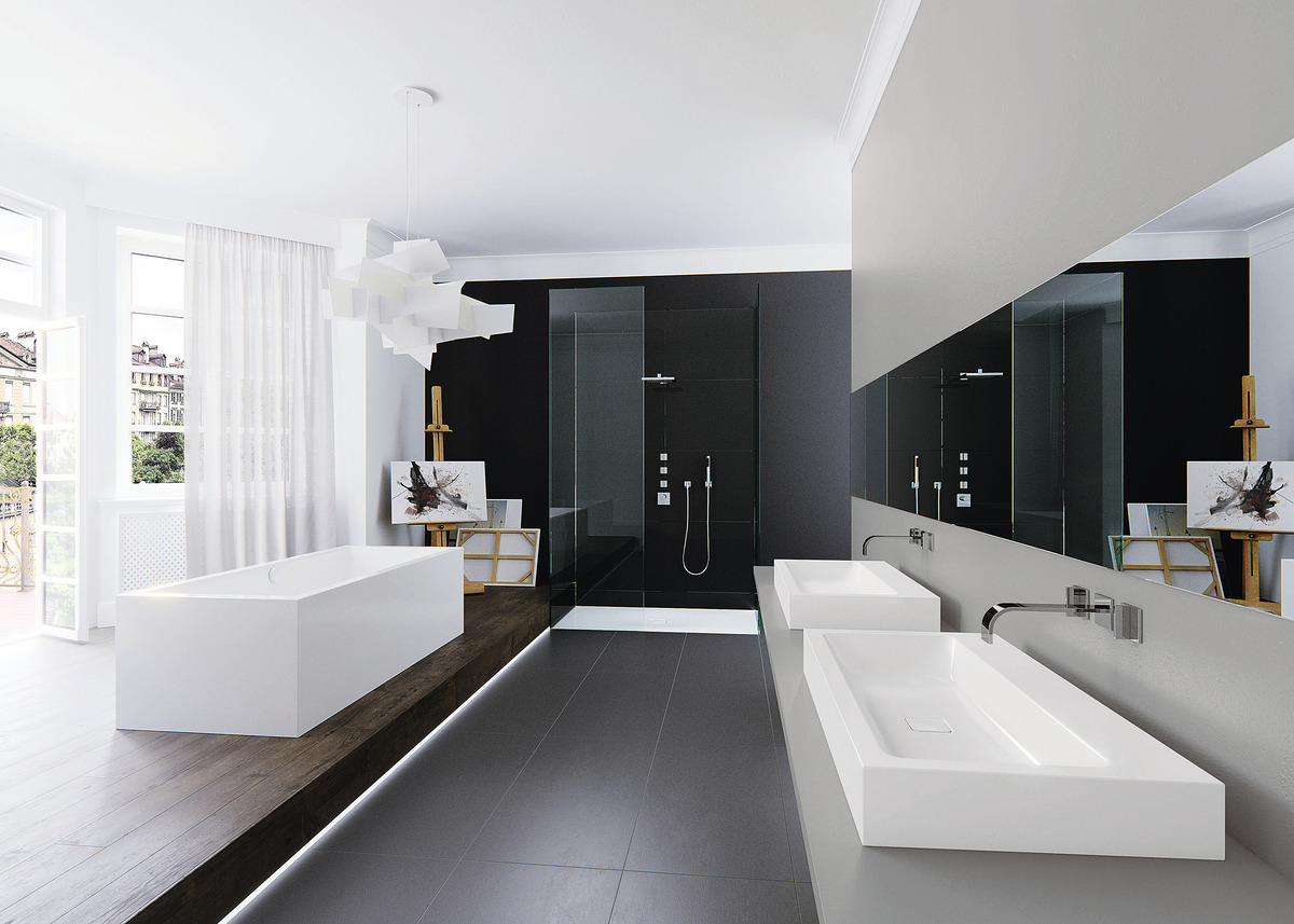 Умывальник KALDEWEI Сталь эмалированная 3086 453 холодный серый 30 30863319453 - Вид №4