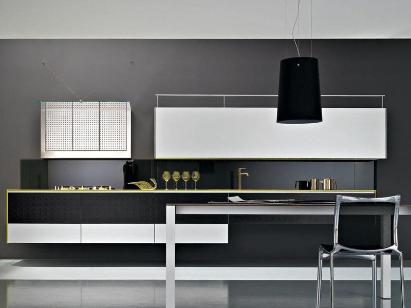 VALCUCINE Кухня из алюминия, окрашенного в белый цвет Riciclantica sun-id-1430428 - Вид №11