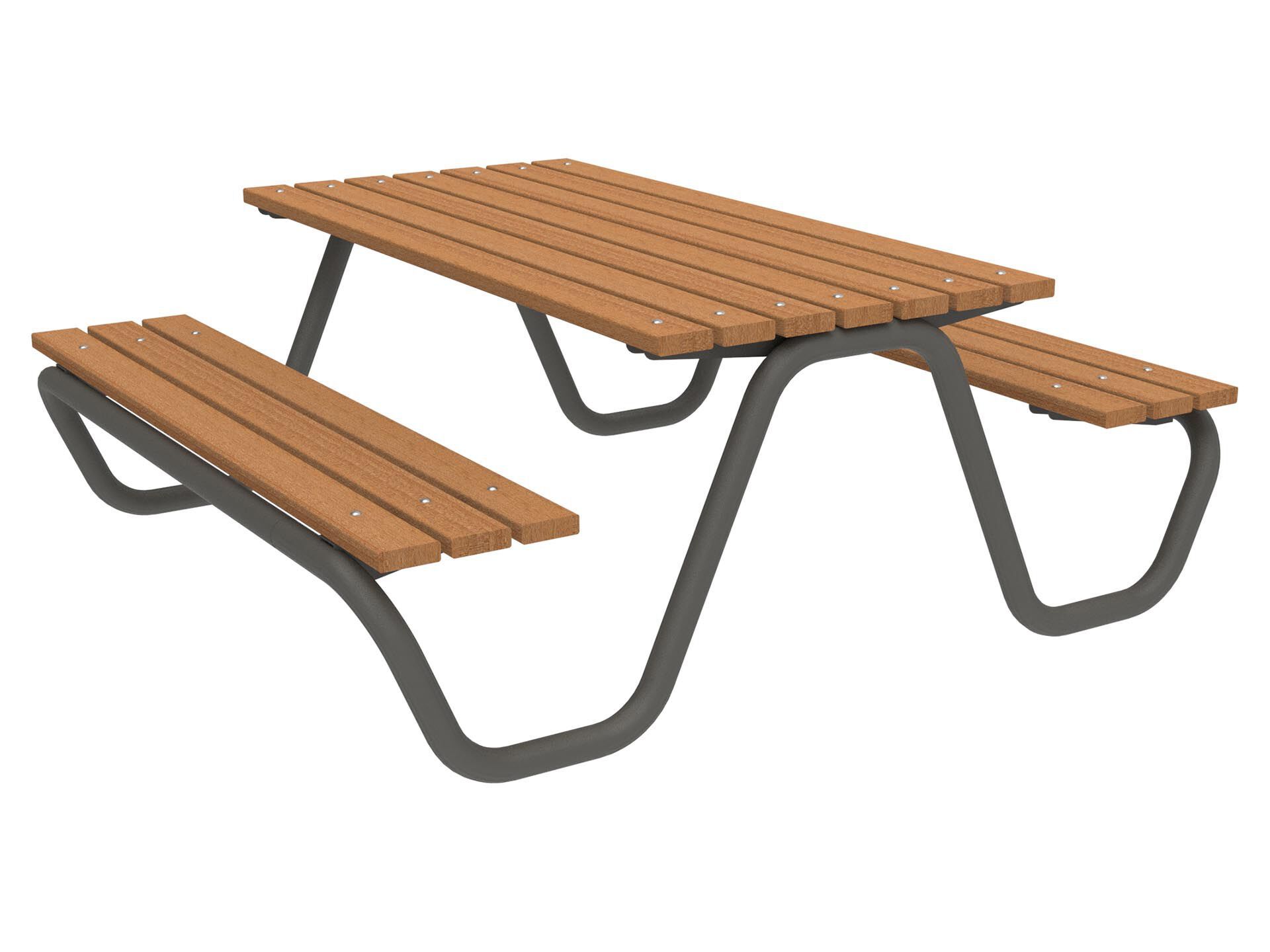 Стол для пикника со встроенными скамейками Lazzari GRAZ ARCH-00017279 - Вид №9
