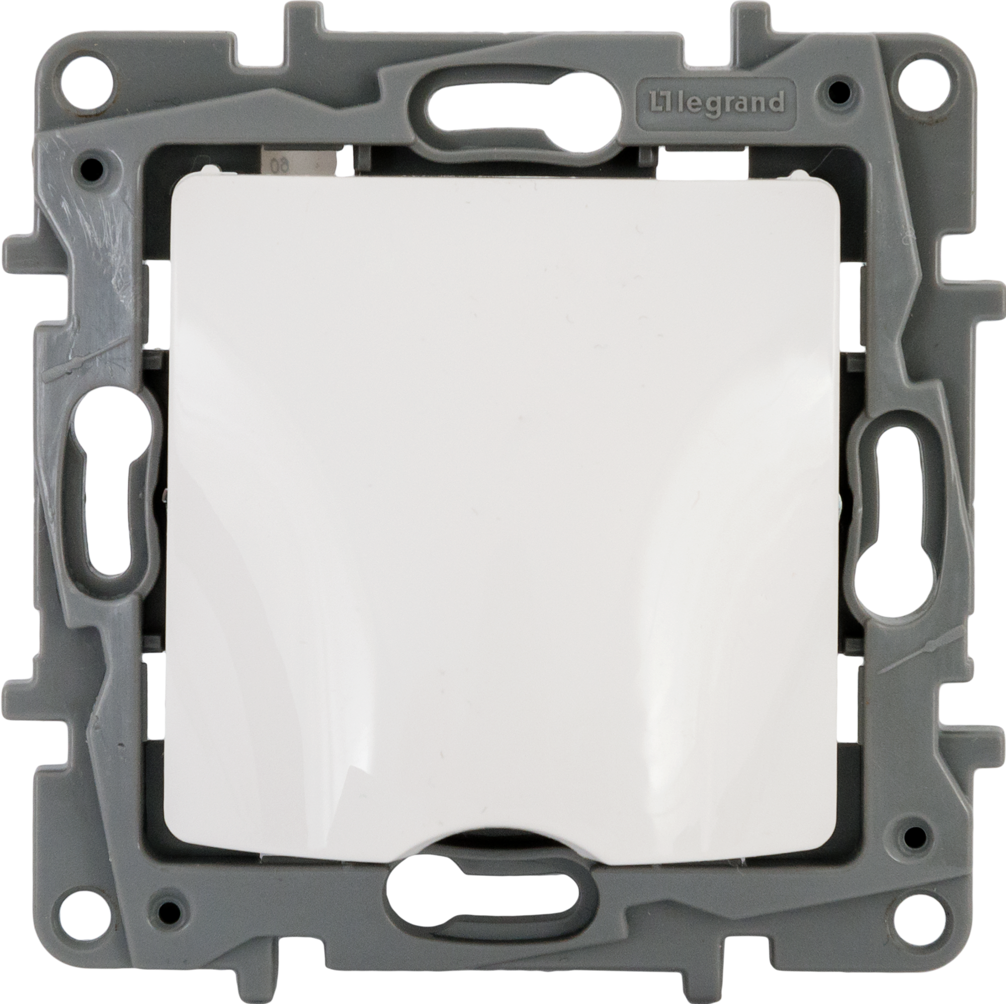 Legrand Etika - Вывод кабеля с фиксатором, белый IP21 82496516