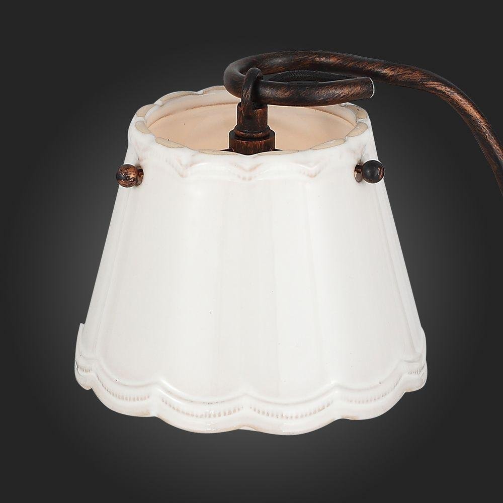 Настольная лампа ST Luce Famiglia SL259.504.01 ST LUCE КЛАССИЧЕСКИЕ 080839 Белый;коричневый  - Вид №2