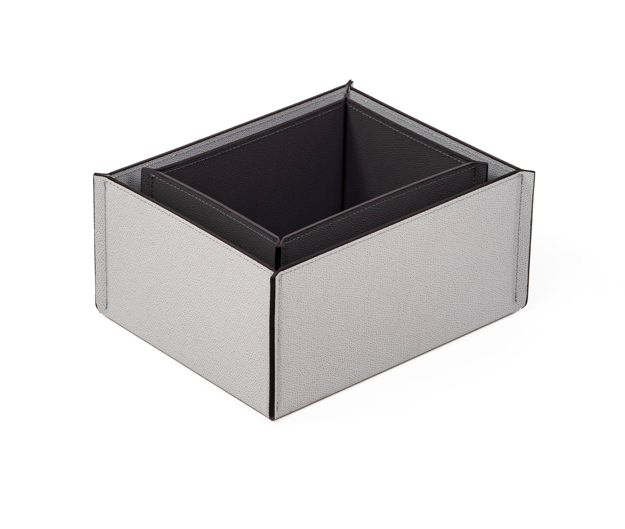 Leslie Держатель для мочалки - 15X25XH12 см / тканая кожа_светло-серый Pinetti 00.1885.061.083 - Вид №4